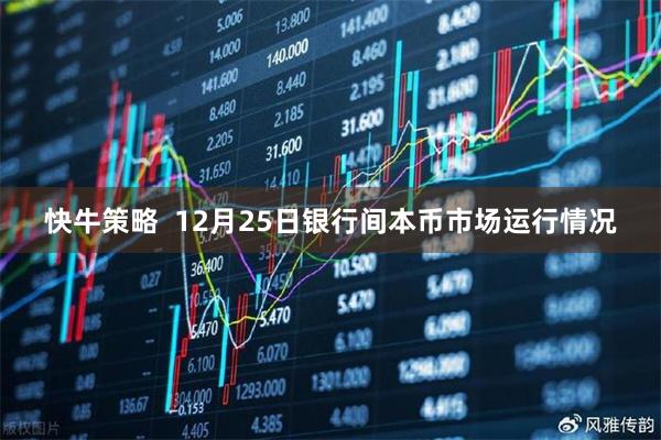 快牛策略  12月25日银行间本币市场运行情况