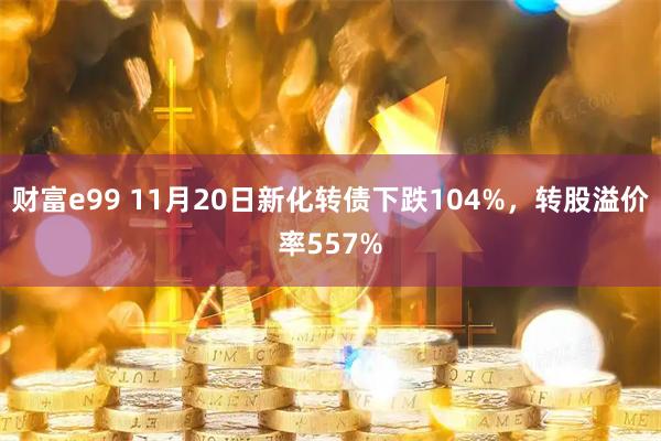 财富e99 11月20日新化转债下跌104%，转股溢价率557%